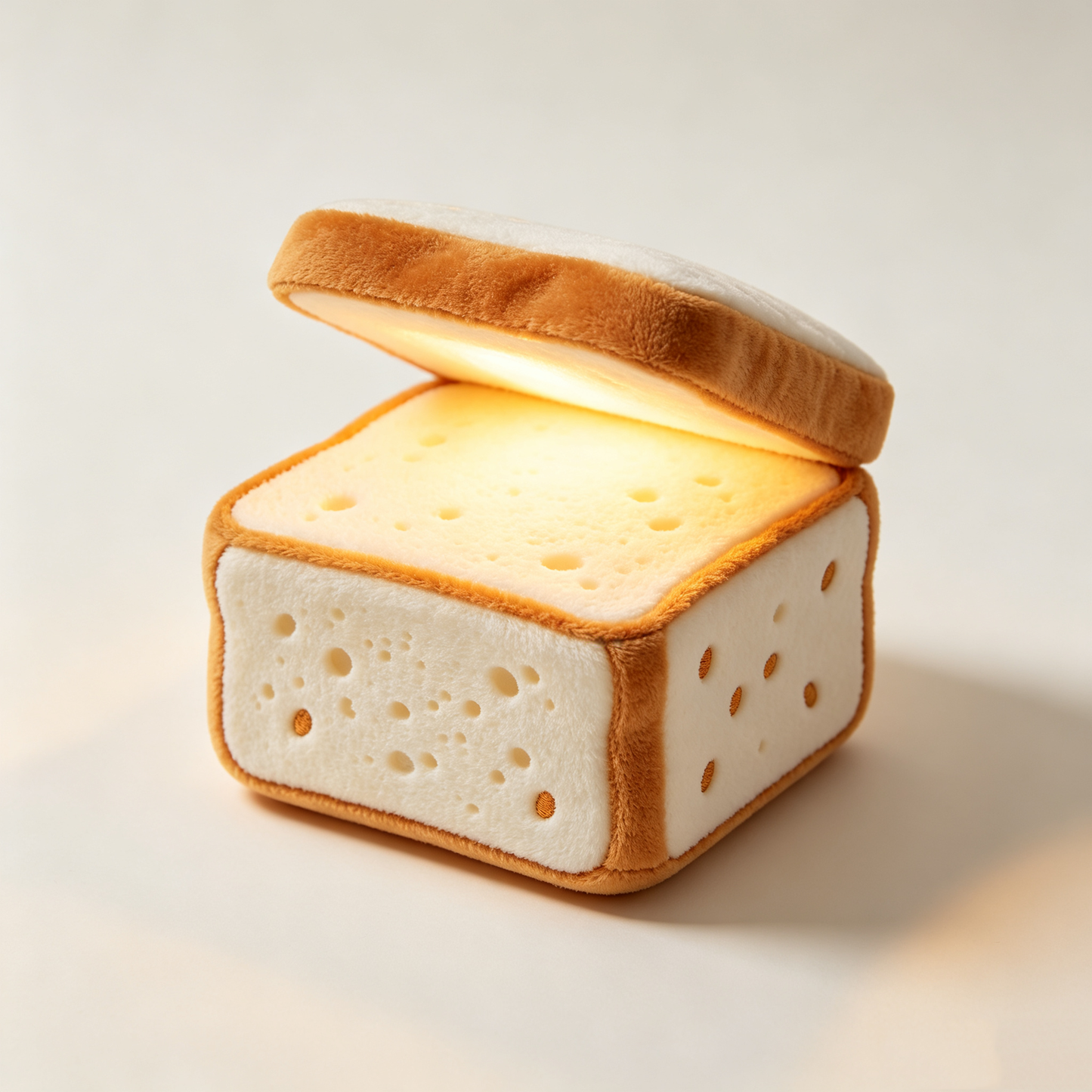 Toast Bread Plush Lamp