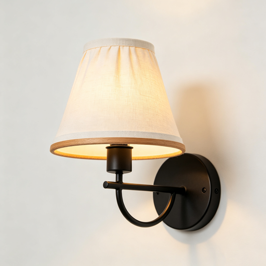 Minimal Linen Wall Lamp