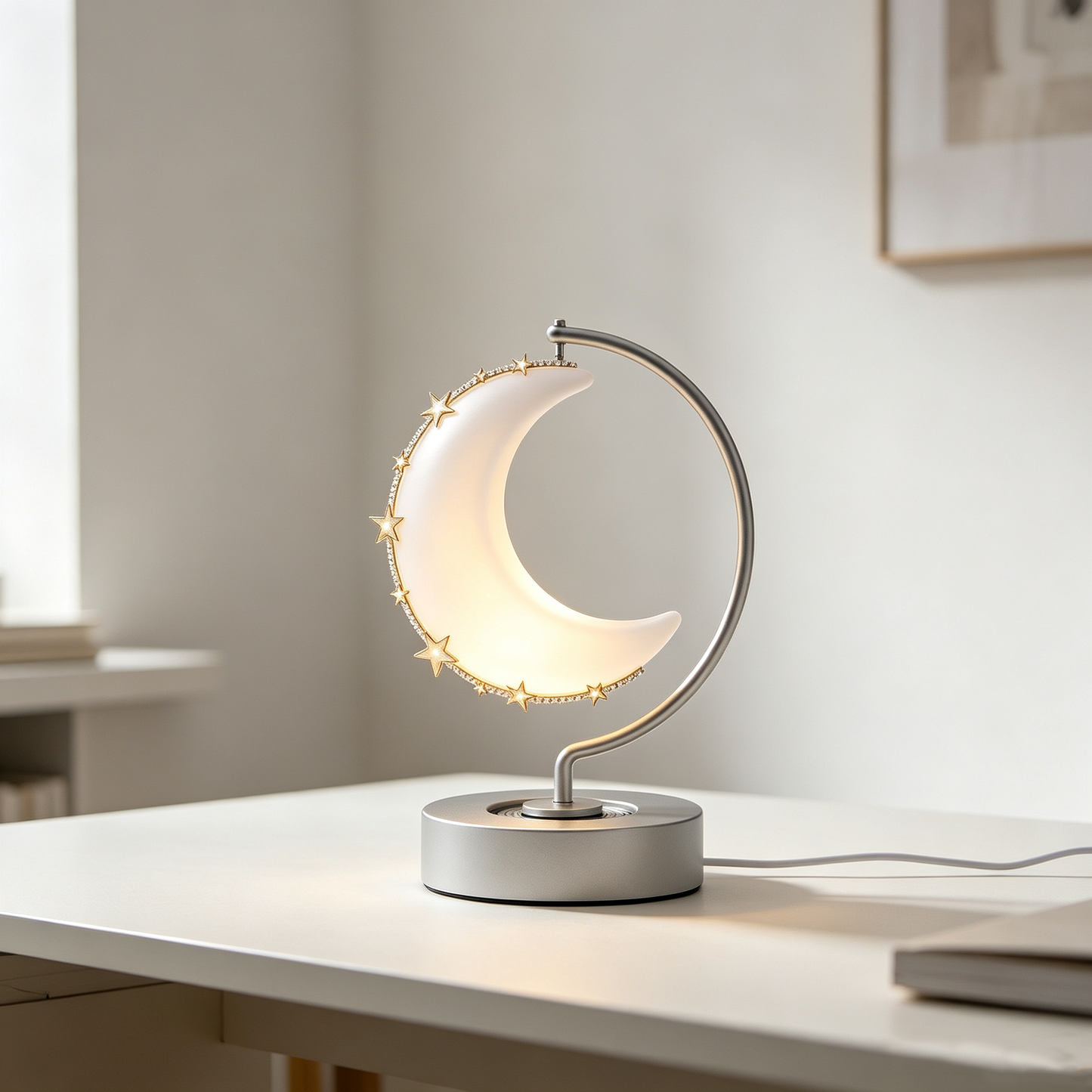 Moon & Star Night Light
