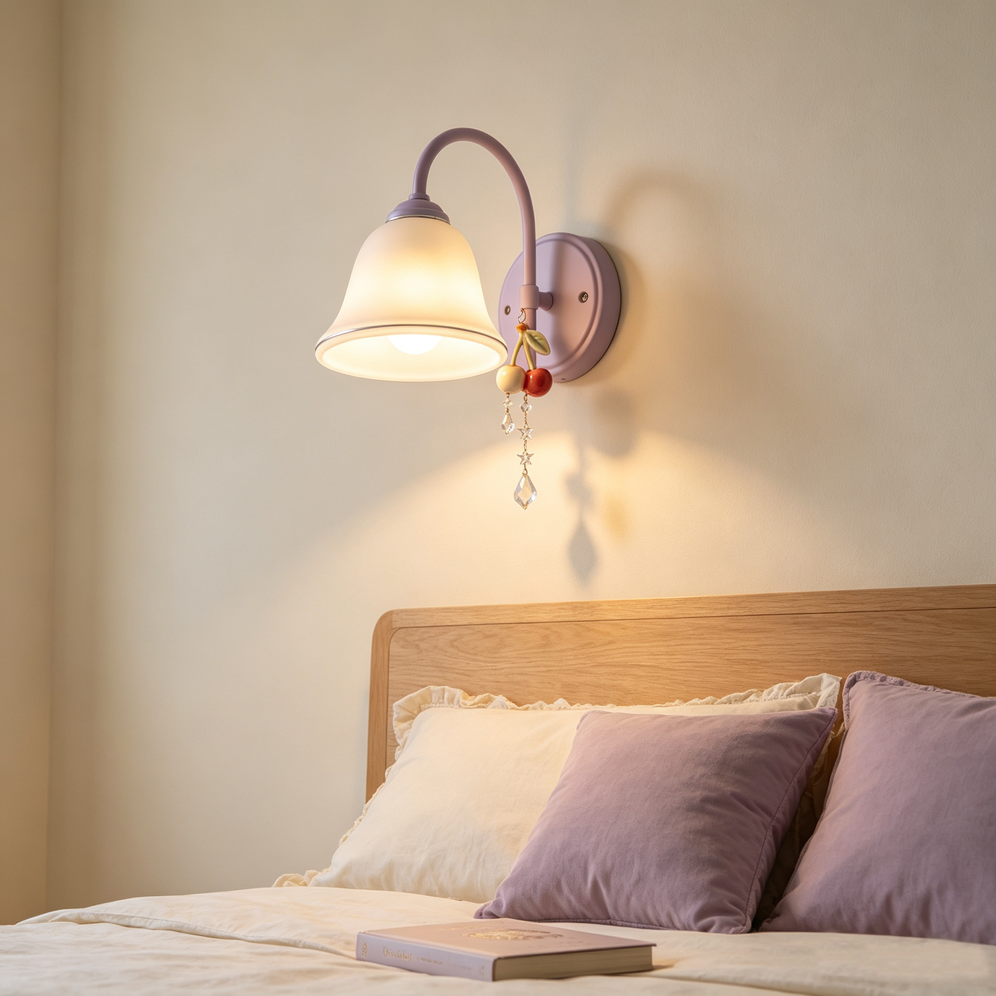 Cherry Bell Shaped Wall Lamp
