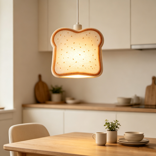 Toast Slice Fabric Pendant Light