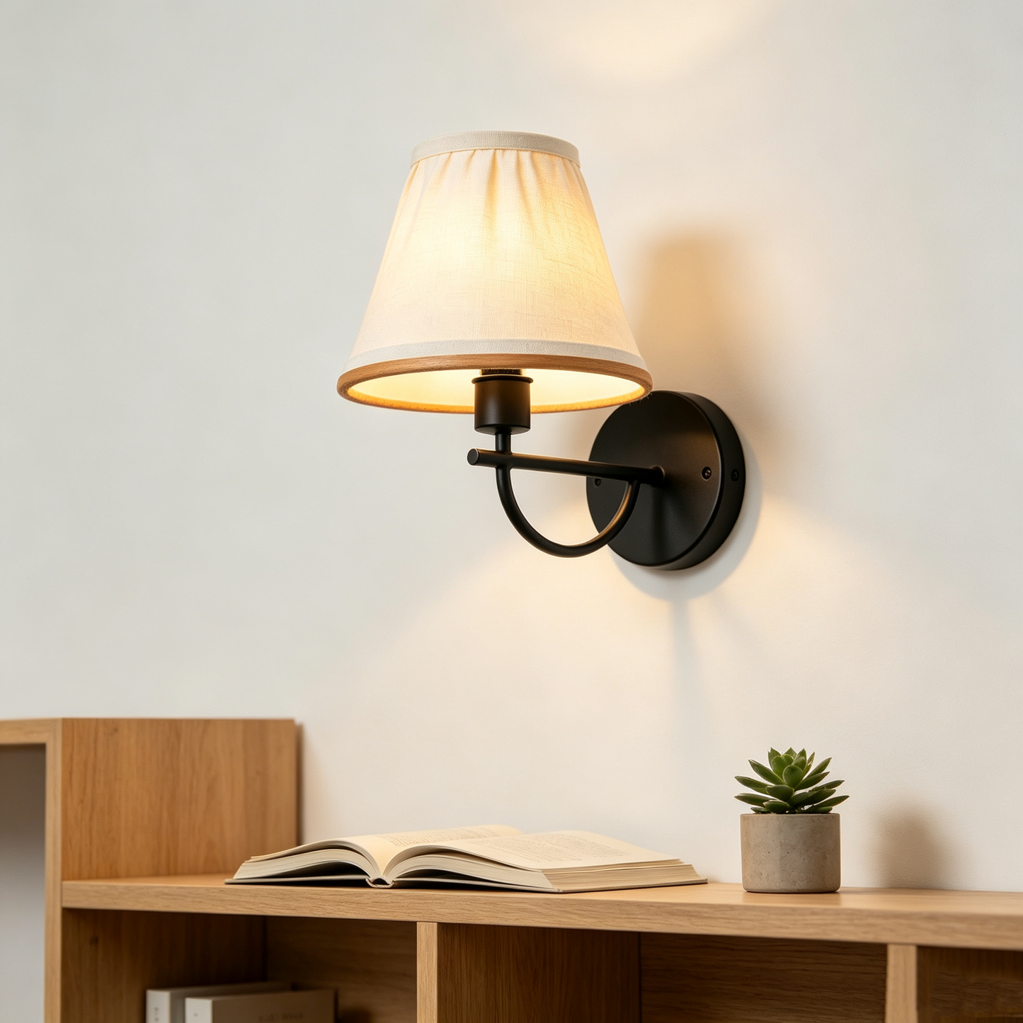 Minimal Linen Wall Lamp
