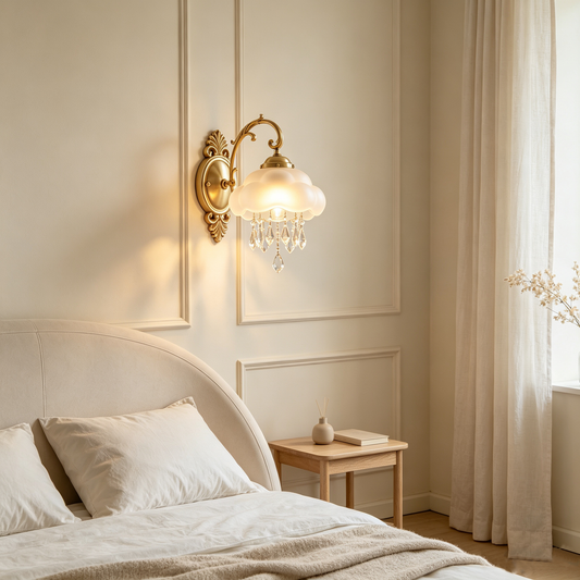 Cloud Crystal Wall Sconce