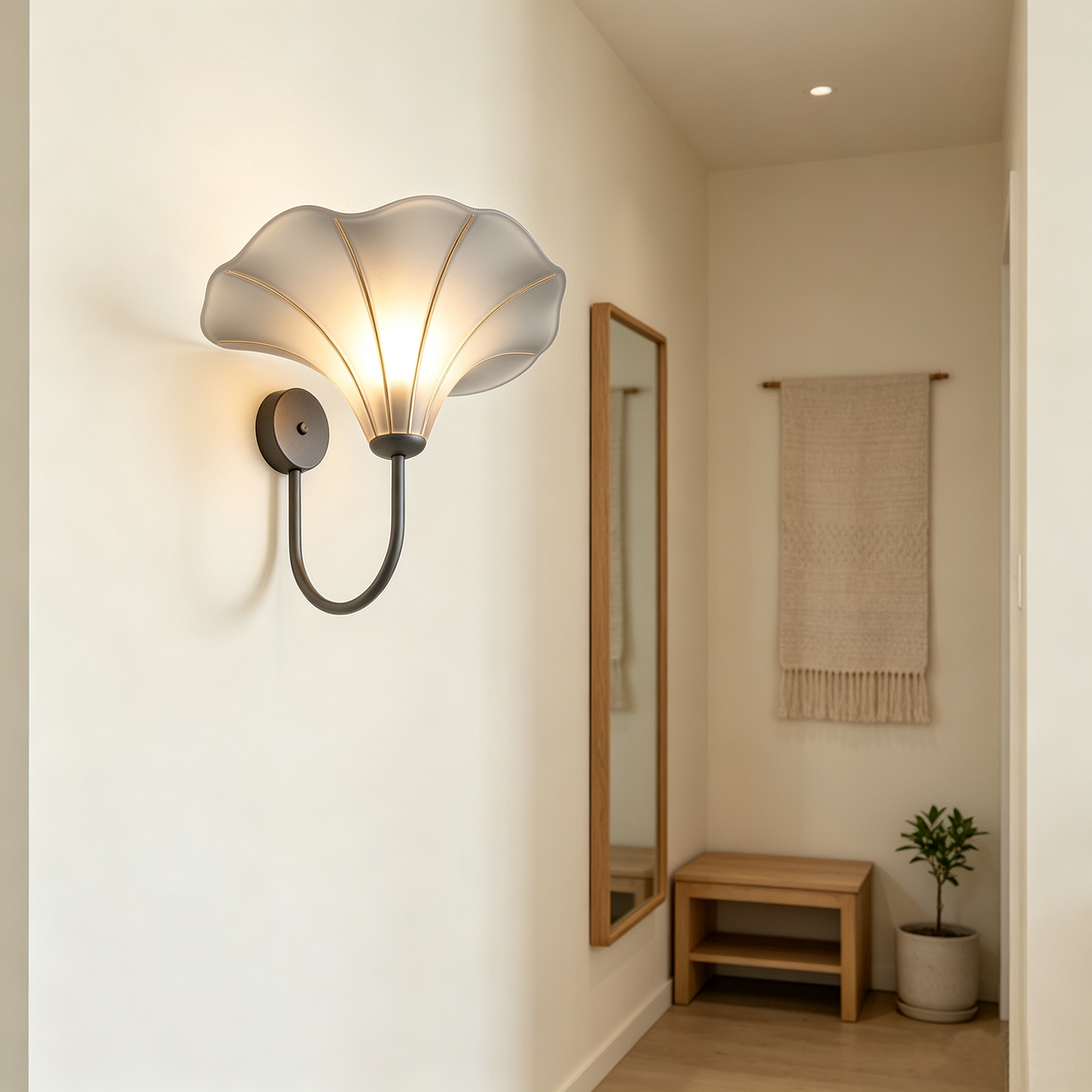 Ginkgo Leaf Wall Sconce