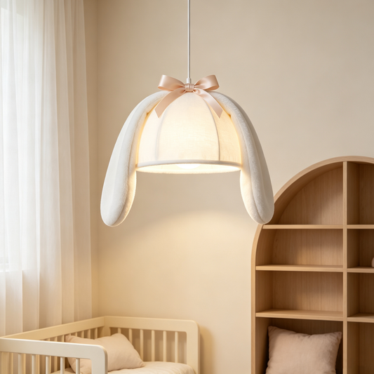 Bunny Ear Fabric Pendant Light