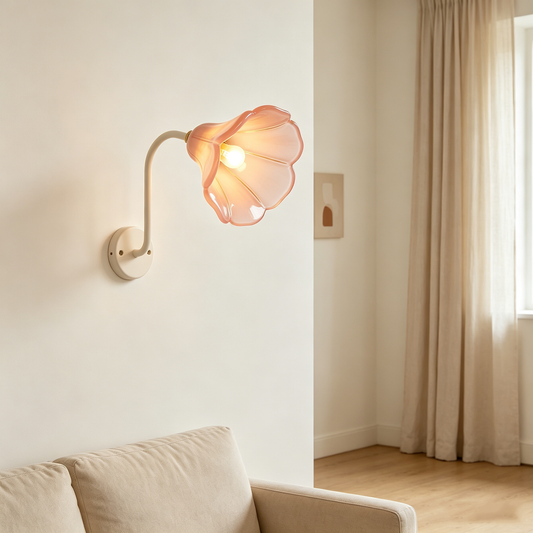 Tulip Glass Wall Sconce