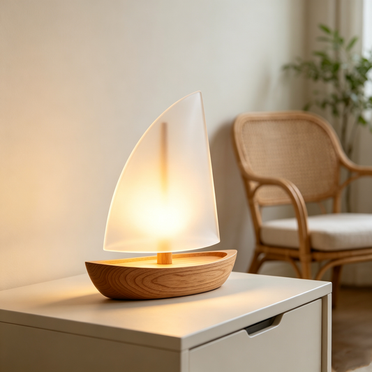 Sailboat Wood Lamp