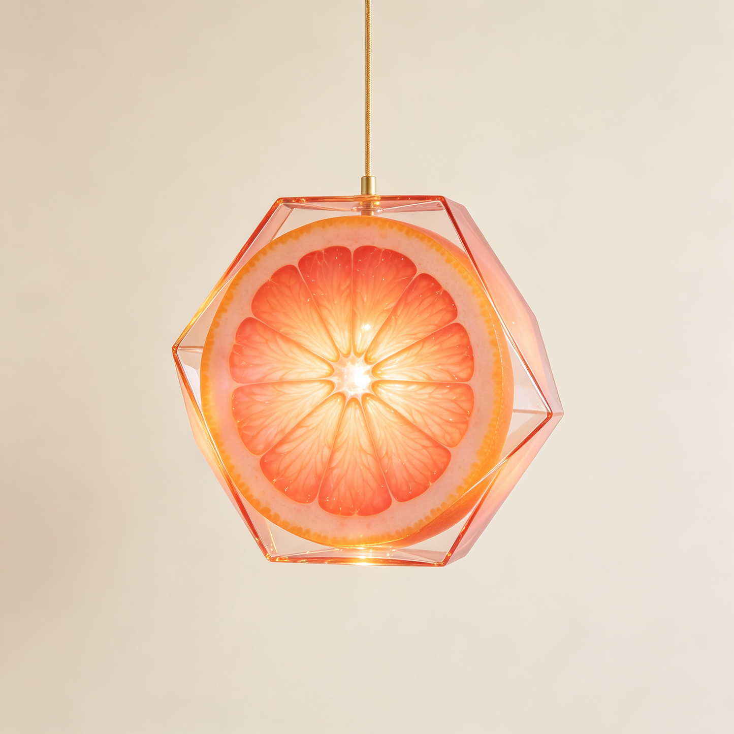Grapefruit Slice Pendant Lamp