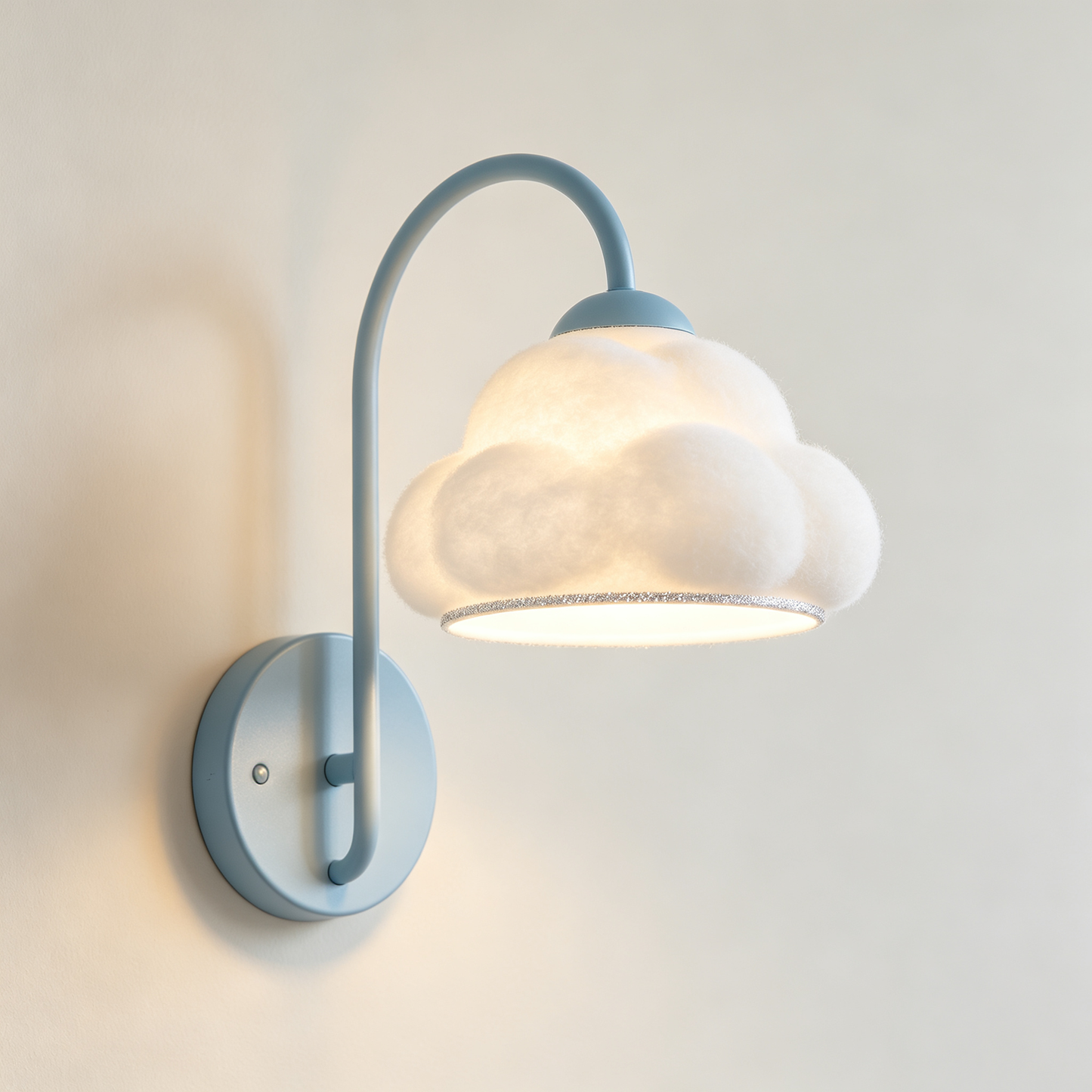 Fluffy Cloud Wall Sconce